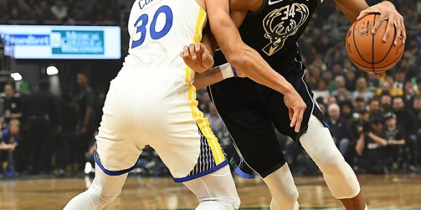 悬殊这么大？ESPN预测明天胜率：勇士62.6%占据大优势 雄鹿37.4%