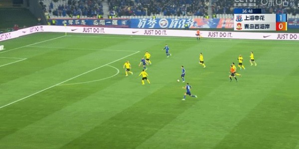 【中超】马莱莱路易斯破门 申花2比0完胜西海岸
